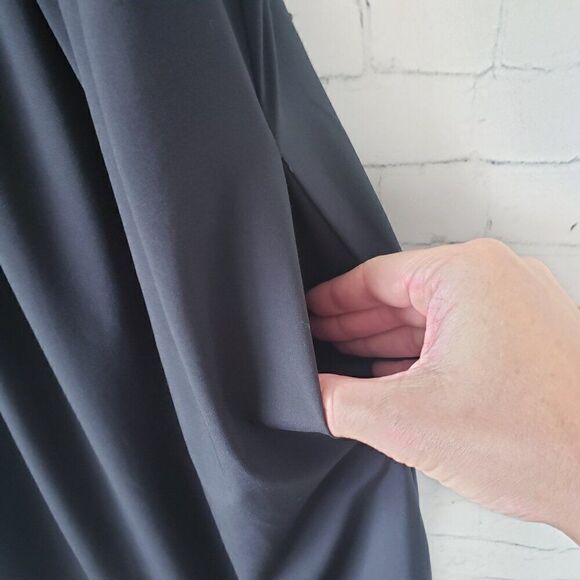 Columbia Marrakesh Maven Omni-Wick Dress Size S Solid Black Pockets Stretch - Picture 4 of 7
